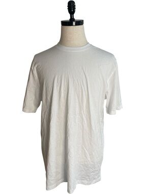 Zara Man Basic Slim Fit T-Shirt White